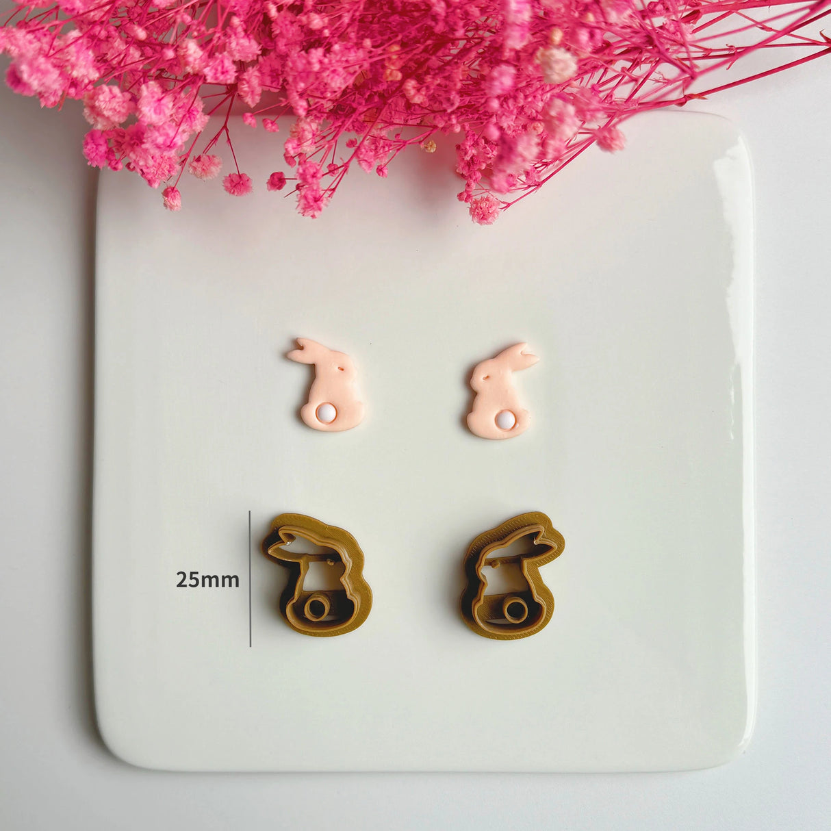 Easter Series Cute Cartoon Rabbit Carrot Shape Polymer Clay Cutters For DIY Earrings Jewelry Makings Embossing Cutting Die - Lootquake
