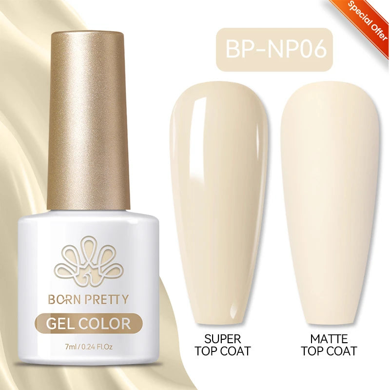 BORN PRETTY 10ml Reflective Glitter Gel Nail Polish Carat Mirage Sparkling Color Shine UV LED Soak Off Semi-Permanant Varnish