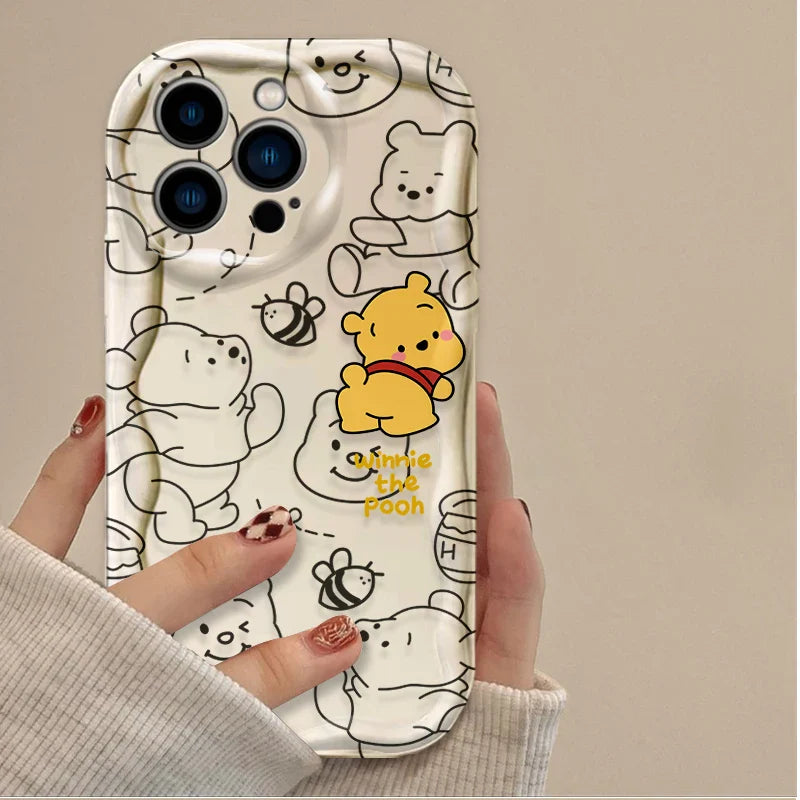 Funda de Disney Winnie the Pooh con diseño de oso de Tarta de Fresa para iPhone