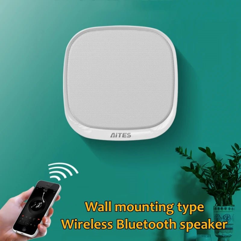 Enceinte Bluetooth sans fil murale, son surround 3D, radio FM multifonctionnelle, caisson de basses portable d'extérieur, longue durée de vie de la batterie