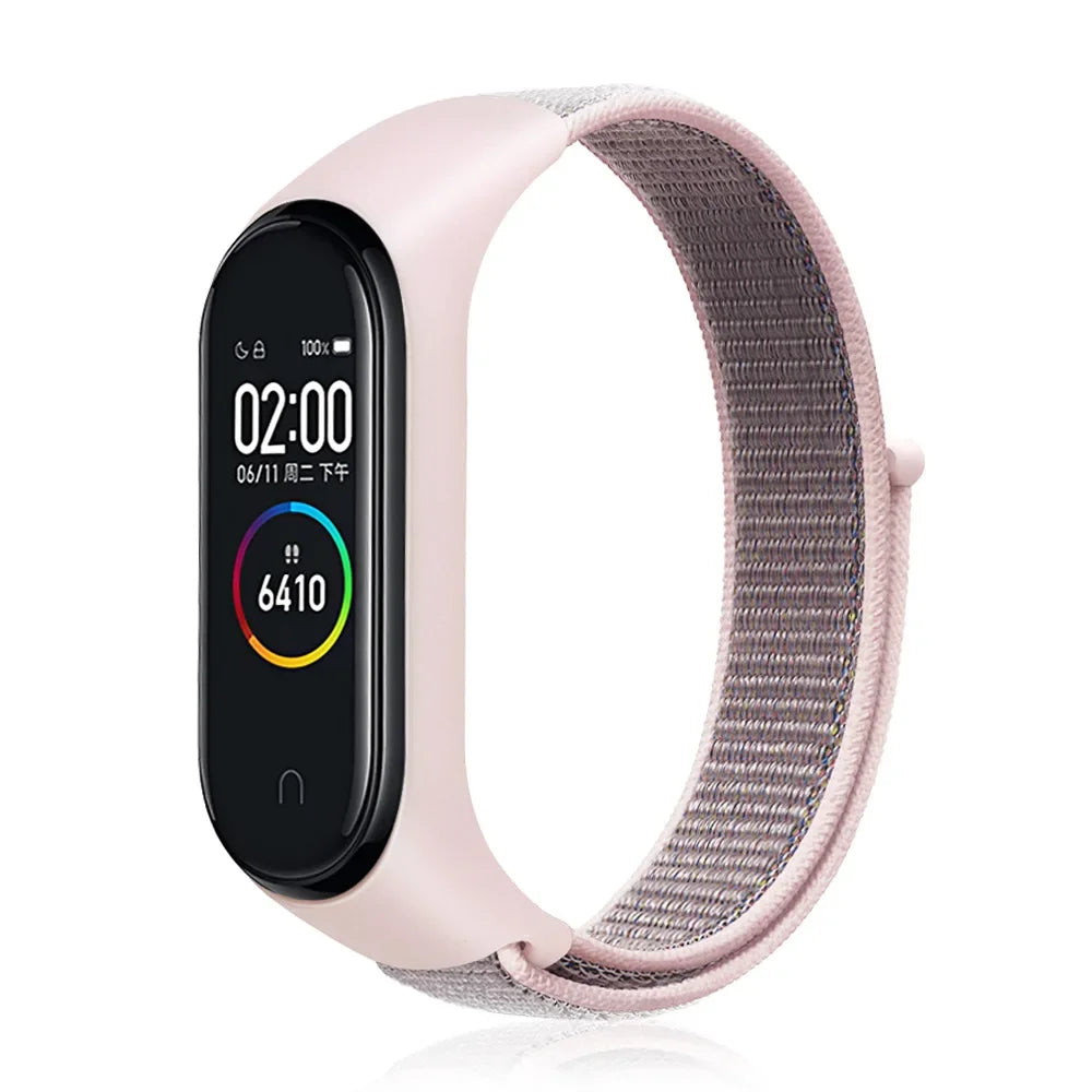 Correa de nailon para Xiaomi Mi Band 7-7 NFC, repuesto de pulsera deportiva para Mi Band 7, 6, 5, 3 y 4