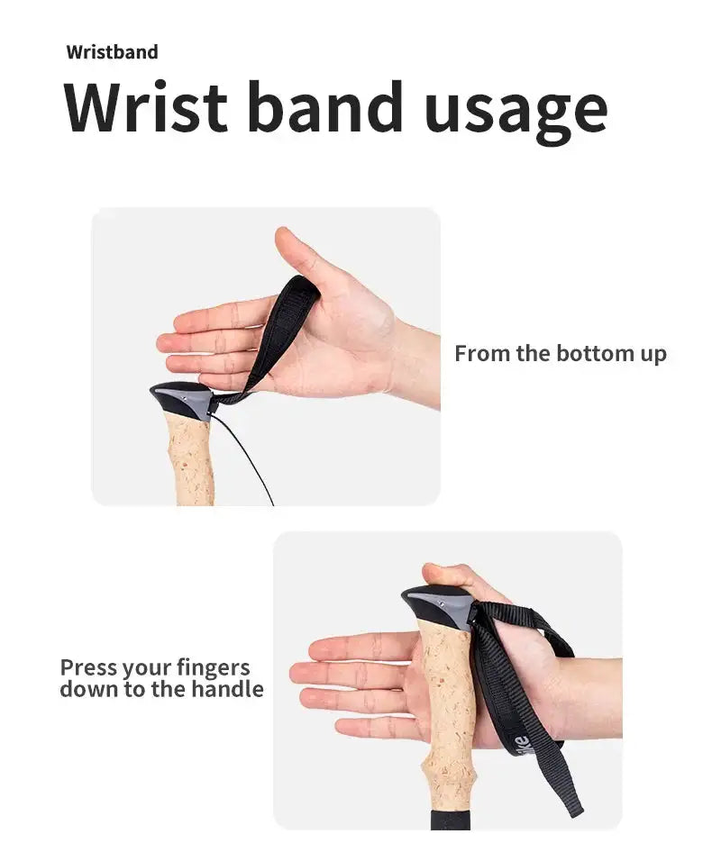 Naturehike Trekking Poles 2pcs Carbon Fiber Collapsible Telescopic Sticks Lightweight Walking Hiking Stick Climbing Stick - Lootquake