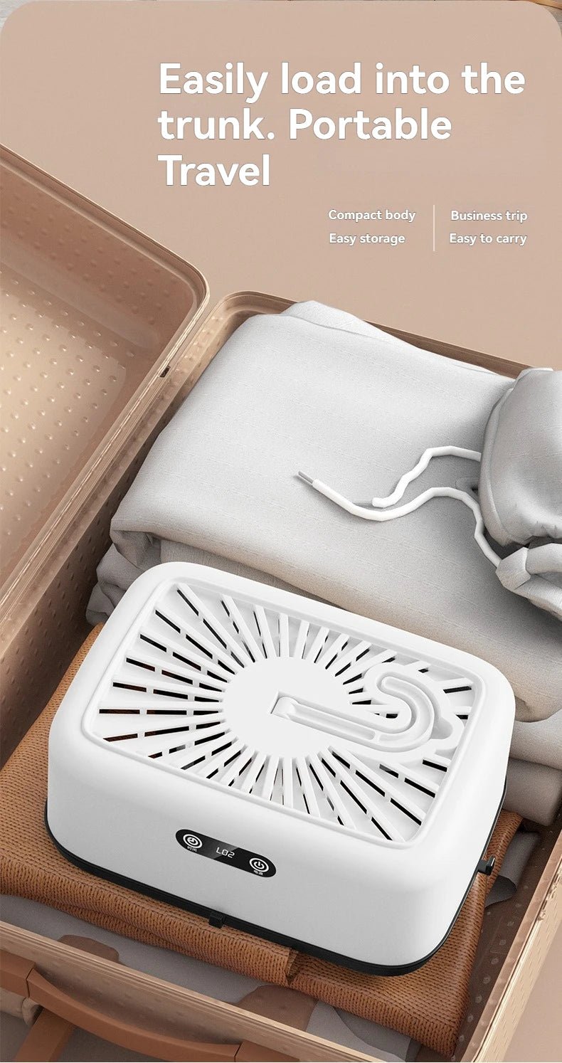 Mini sèche-linge portable pliable et électrique, intelligent, à séchage rapide et minuté, avec sac de séchage, compact et de voyage