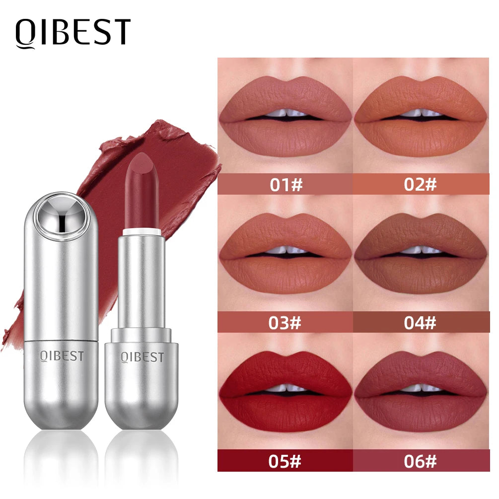 High Quality Professional Lipsticks Nude Matte Lipstick Long Lasting Moisturizing Makeup Sexy Red Lipgloss Tint Lips Cosmetics