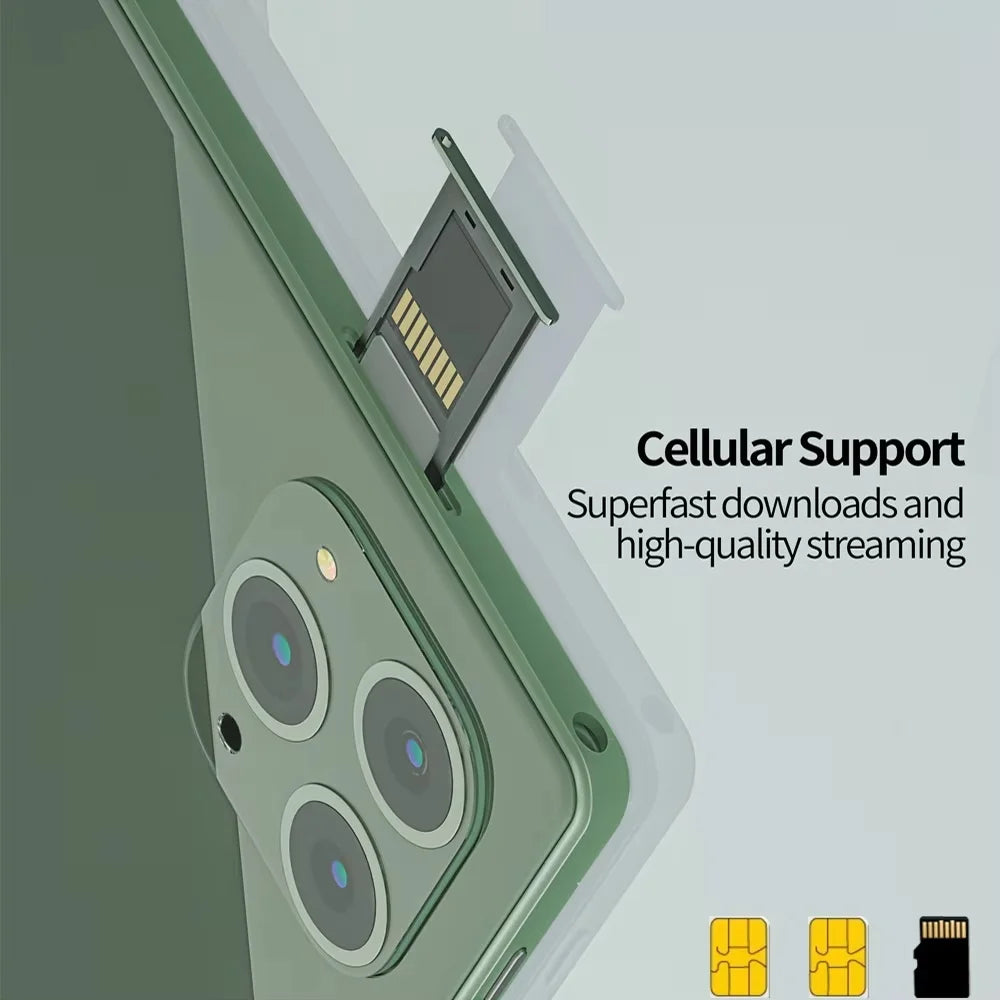 Nueva tableta Android 5G Pad Pro de 10,1 pulgadas con 8 GB de RAM, 512 GB de ROM, ocho núcleos, soporte para llamadas, tarjeta SIM dual, batería de 8000 mAh