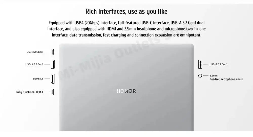 HONOR MagicBook X16 Plus 2024 Laptop AMD Ryzen R7 8845HS 16GB 32GB 512GB 1TB 16" Inch 60Hz/120Hz Notebook Ultrabook Computer PC - Lootquake