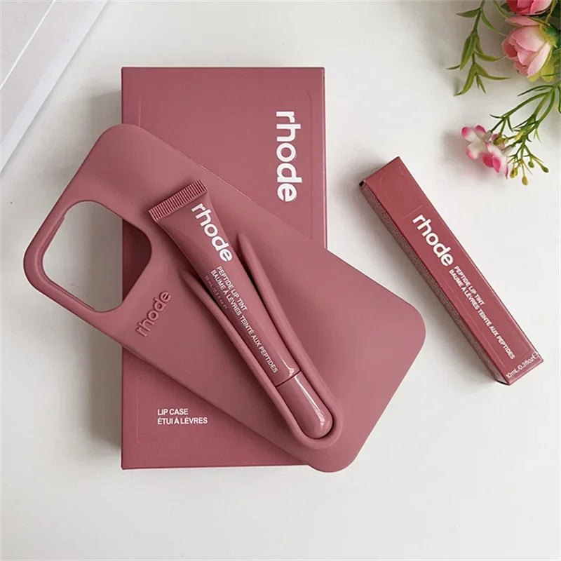New Set Rhode Lip Case – Phone Case, Peptide Lip Tint & Gift Box