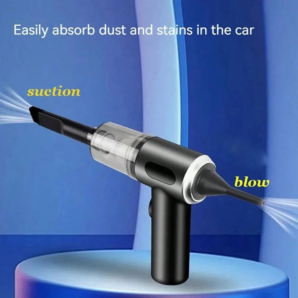 3 In 1 Integrated Suction And Blowing Vacuum Cleaner USB Charging Small Car Household Vacuum Cleaner