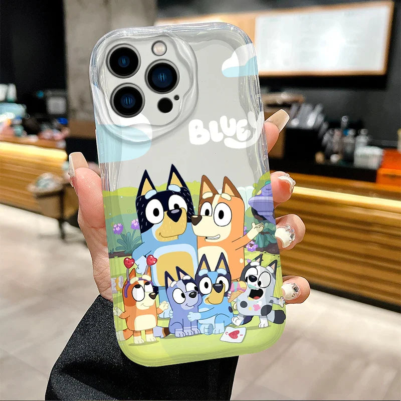 Cartoon Dog Soft White Phone Case For iPhone