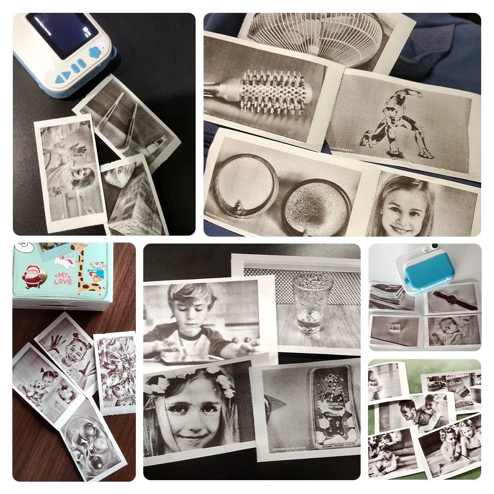 Cámara para niños con impresión instantánea, cámara de fotos digital, cámara de vídeo para niñas, regalo de cumpleaños para niños