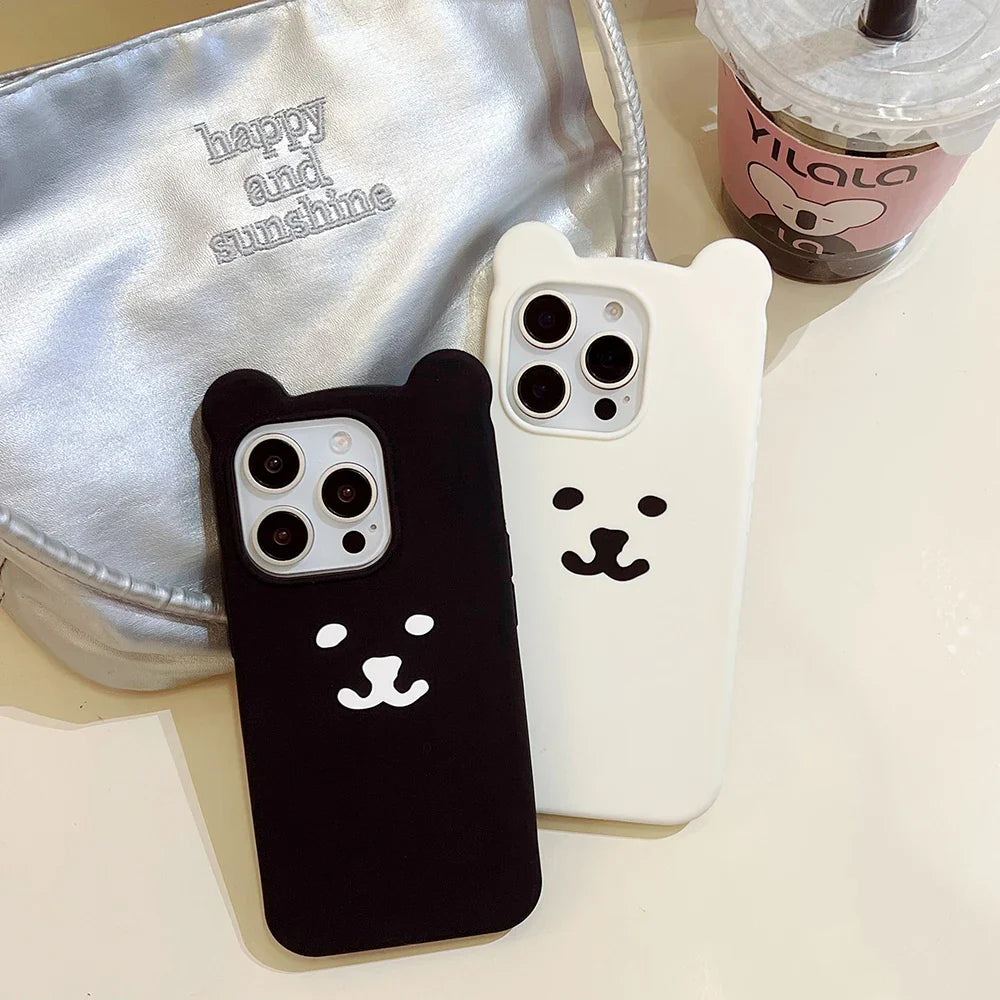 Funda para teléfono con diseño de oso de Nagano de dibujos animados kawaii