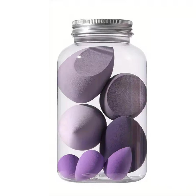 7Pcs Makeup Sponge Cosmetic Puff Foundation Sponges Blender Beauty Egg Powder Puffs Make Up Accessories Women Makeup Tools