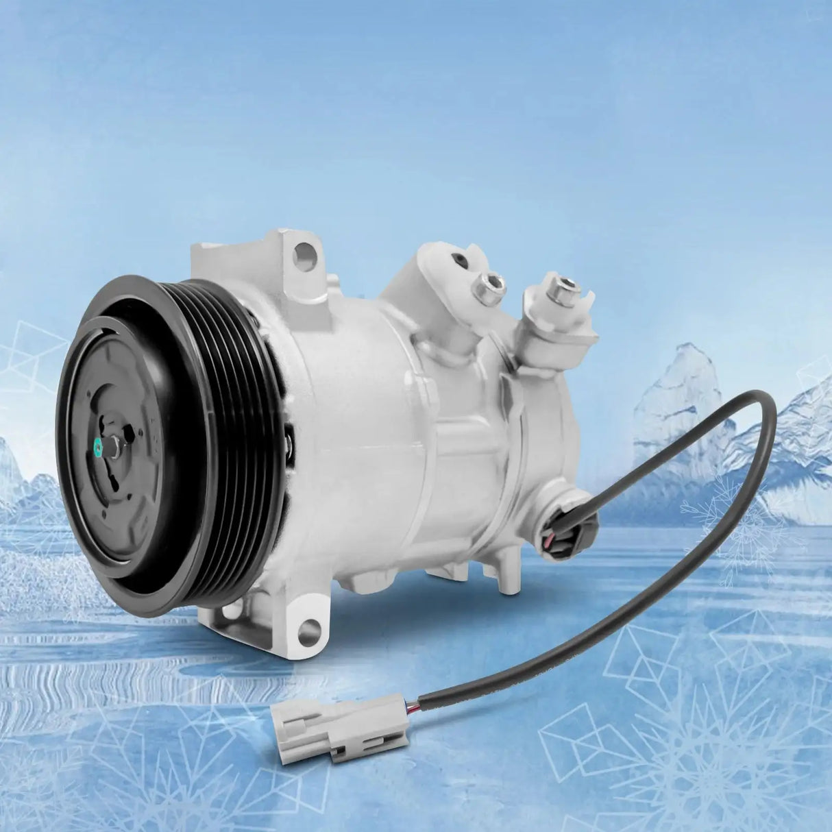 A/C AC Compressor For 2009-2012 Dodge Caliber & 2009-2016 Jeep Compass 2.0L 2.4L, Air Conditioning Compressor, AC Compressor - Lootquake