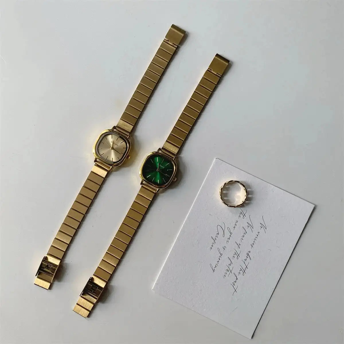 2024 Hot Brand Stainless Steel Strap Watch Women Luxury Gift Quartz Wristwatch Student Fashion Simple Square Quartz Watches - Lootquake