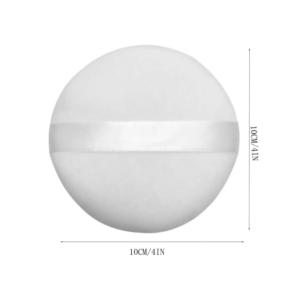 Lote de 3 esponjas redondas profesionales para base de maquillaje, para rostro y cuerpo, portátiles y suaves.