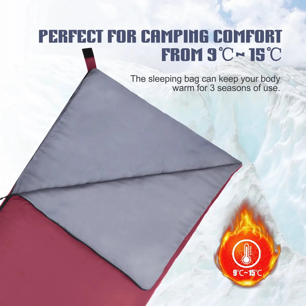 Saco de dormir portátil para exteriores Lixada de 190 x 75 cm, para acampar, viajar, senderismo, multifunción, ultraligero, 680 g, para mochileros.