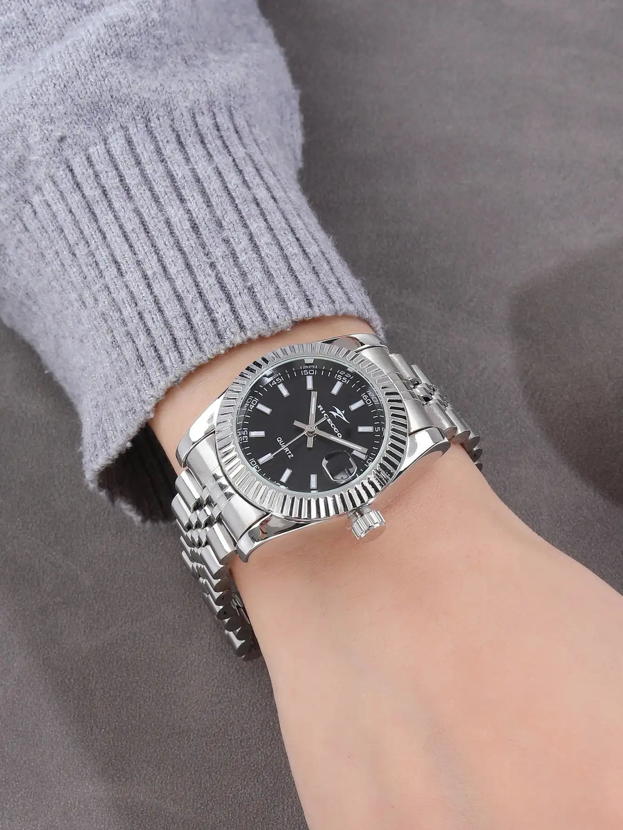 Fashion Woman Simple Quartz Wristwatch Classic Luxury Stainless Steel Watchband Ladies Watches Reloj Feminino WristWatch - Lootquake