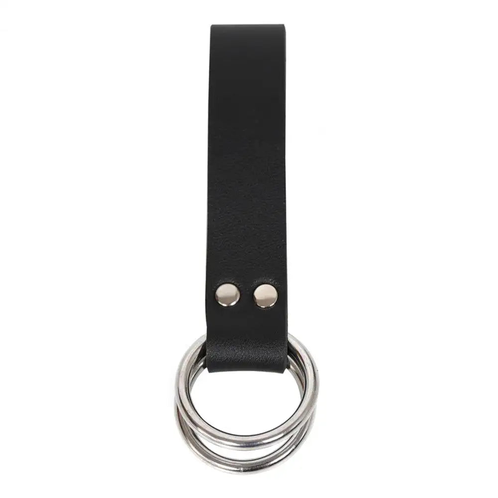 Skirt Hook Strap Medieval Belt Skirt Hikes Double Ring Faux Leather Loop Renaissance Accessory for Women's Long Dress Fixation - Lootquake