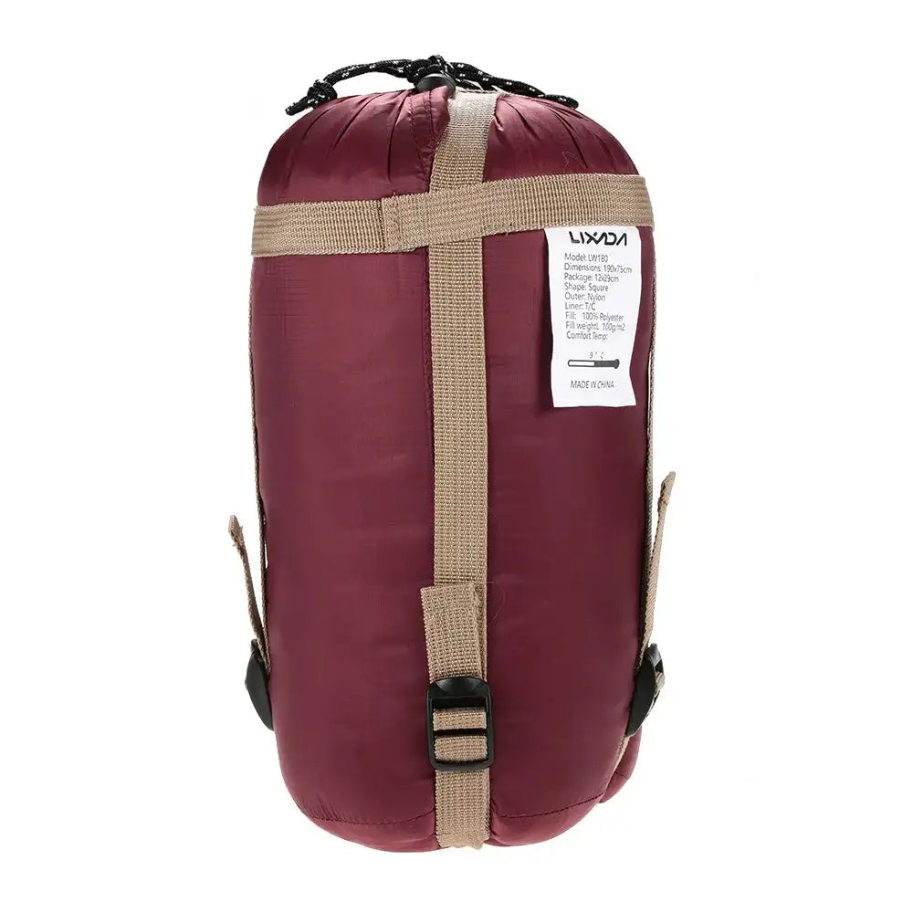 Saco de dormir portátil para exteriores Lixada de 190 x 75 cm, para acampar, viajar, senderismo, multifunción, ultraligero, 680 g, para mochileros.