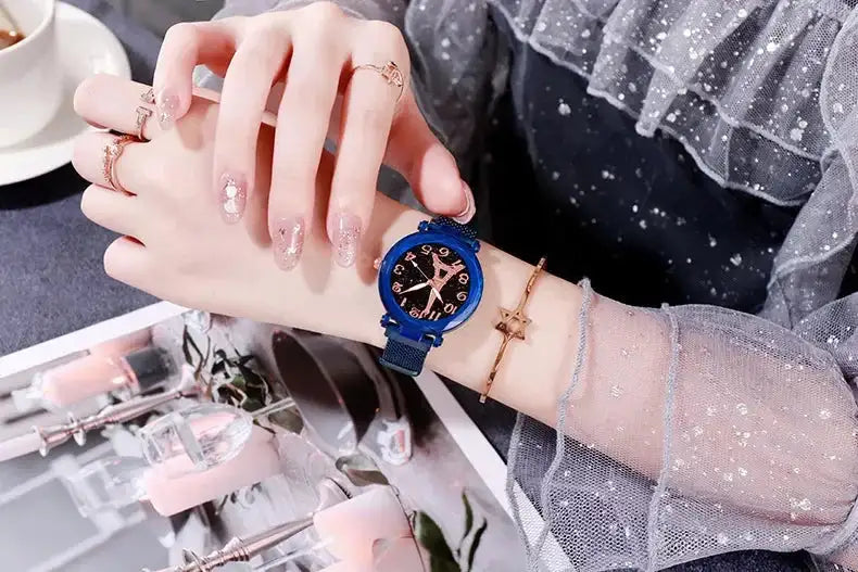 Luxury Mesh Steel Belt Quartz Wristwatches Eiffel Tower Watch for Women Simple Ladies Dress Party Watch Relógio Feminino Gifts - Lootquake