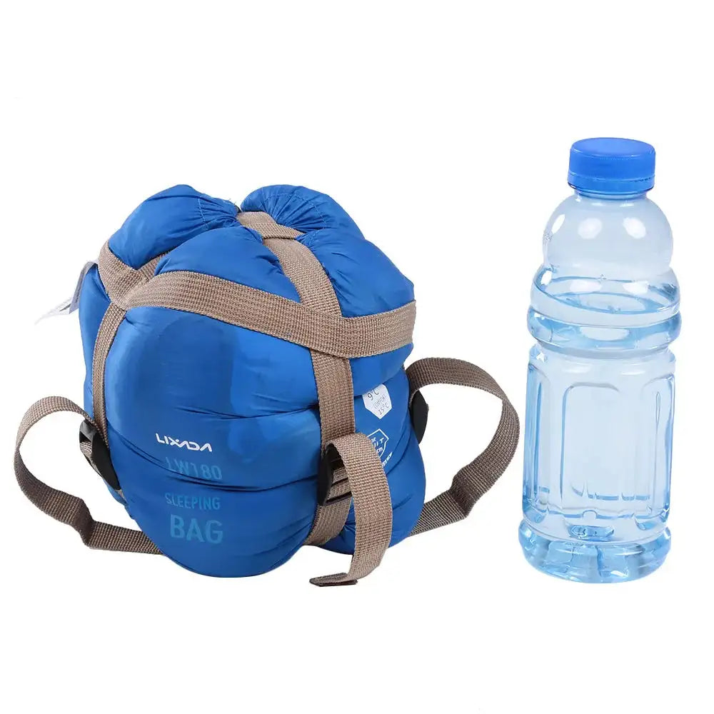 Saco de dormir portátil para exteriores Lixada de 190 x 75 cm, para acampar, viajar, senderismo, multifunción, ultraligero, 680 g, para mochileros.