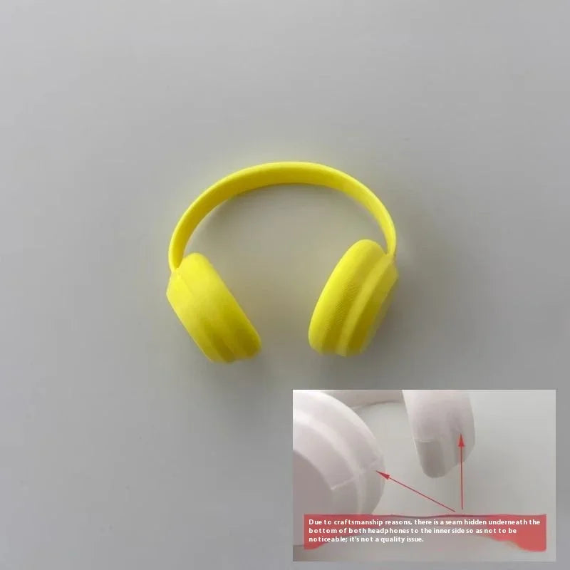 Casque Labubu mignon pour Labubu I II Mini peluche poupée casque décoration mode bricolage poupée accessoires cadeau