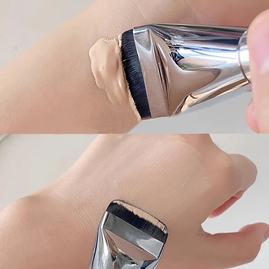 Flat-head Foundation Brush Ultra-thin Flat Brush Head Traceless Mask Brush Mixed Foundation Cream Makeup Brushes