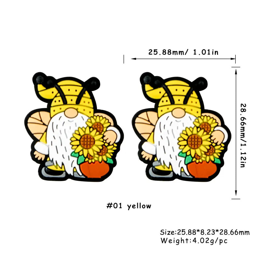 Kovict 5/10Pcs New Focal Silicone Beads Easter Series Bead For Jewelry Making DIY KeyChain Bracelet Necklace Pen Accessories - Lootquake