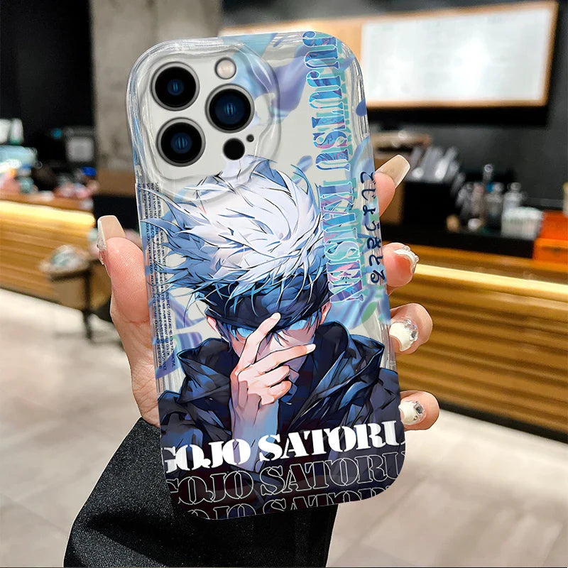 Jujutsu Kaisen Gojo Satoru Soft Wave Phone Case For iPhone