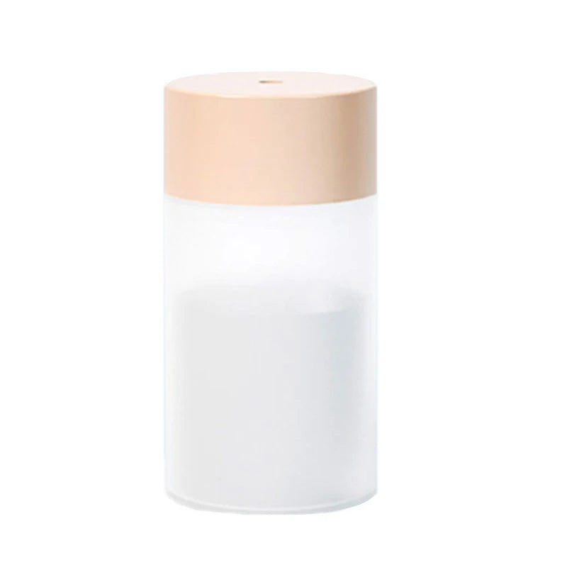 Mini humidificador USB de 260 ml, humidificador ultrasónico de aire, lámpara LED, difusor de aceites esenciales, purificador de coche, generador de niebla aniónica de aroma portátil.