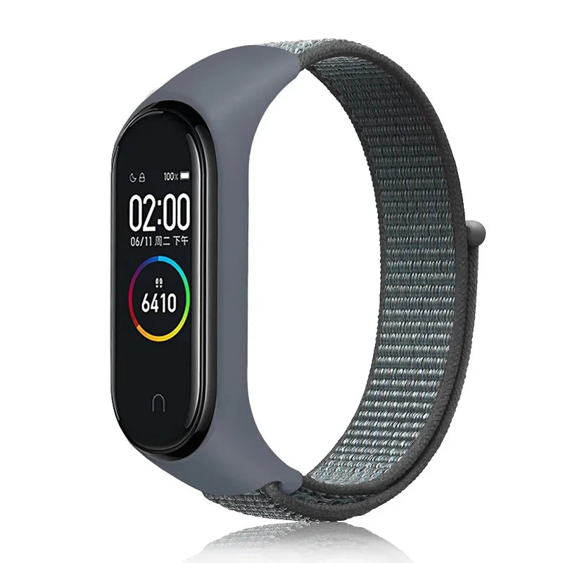 Correa de nailon para Xiaomi Mi Band 7-7 NFC, repuesto de pulsera deportiva para Mi Band 7, 6, 5, 3 y 4