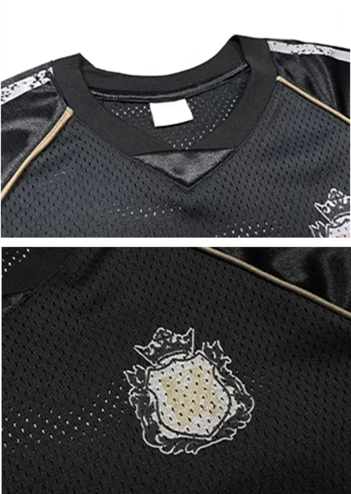 New Y2k Long Sleeve T Shirt Men and Women Harajuku Retro Letter Print Knitted Loose Sweatshirt Hip Hop Punk Long Sleeve Clothes - Lootquake