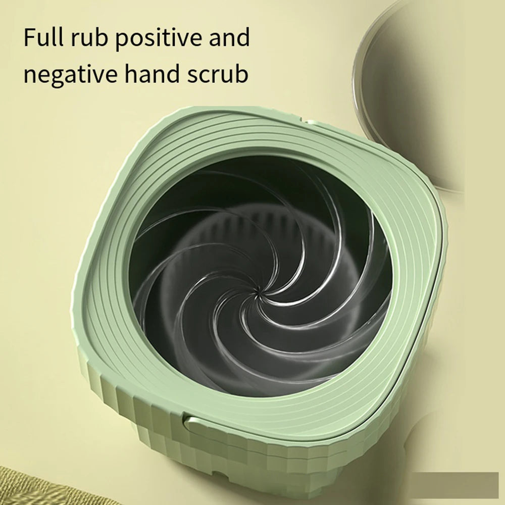 Machine à laver portable grande capacité 11 L 6 L avec panier de vidange pour appartement, camping, voyage, sous-vêtements, 110-260 V, mini lave-linge séchant