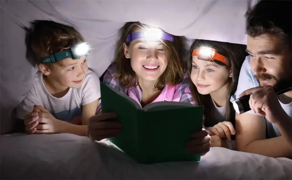 EverBrite LED Candy Colors Headlamp 5 Lighting Modes Headlamp Perfect for Running Camping Hiking With AAA battery - Lootquake