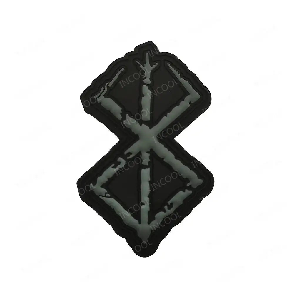 Embroidered Northern Europe Viking Compass Patches Rubber Viking Valknut Norse Runic Odin God Runes Glow In Dark - Lootquake