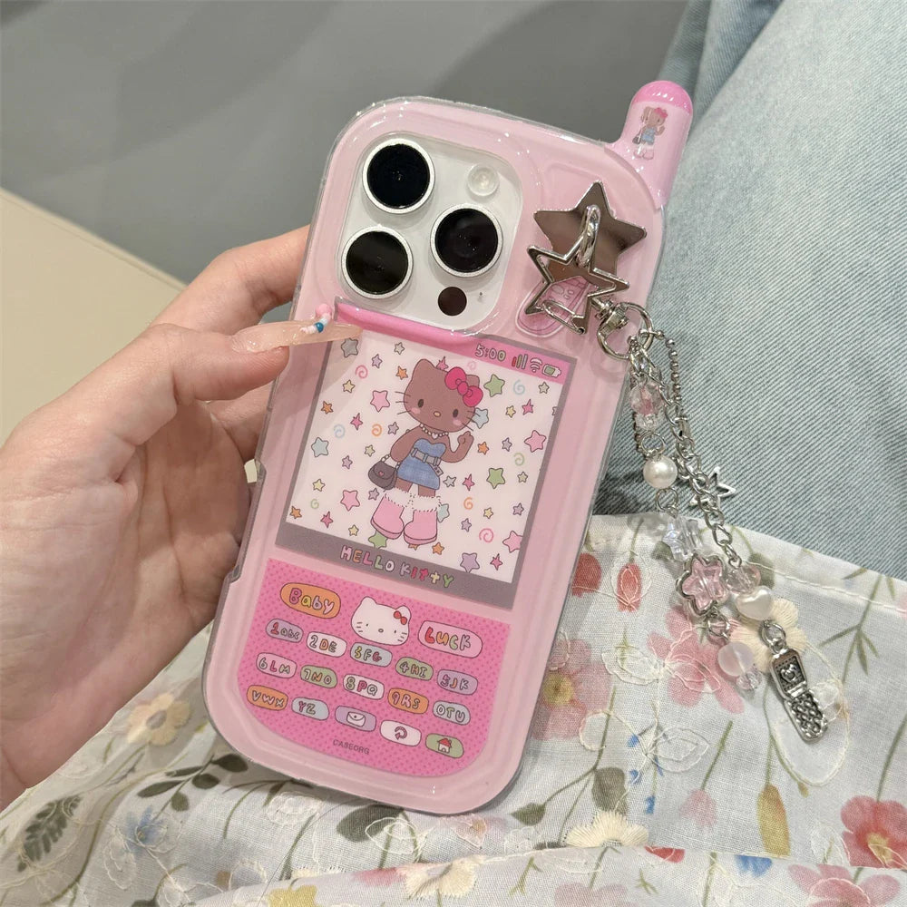 Pink Cute Hello Kitty Mobile Phone Case