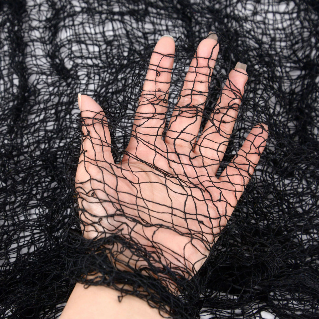 2M/4M Halloween Decorations Black Creepy Gauze Cloth Window Table Door Net Spooky Fancy Dress Party Haunted House Wall DIY Decor