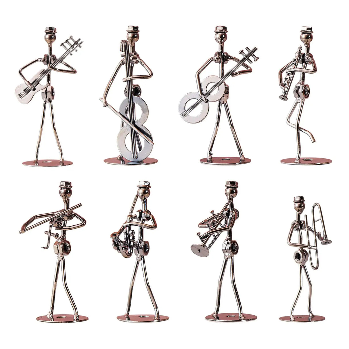 Musical Man Statue Musician Tabletop Figurine for Tabletop Spring Office