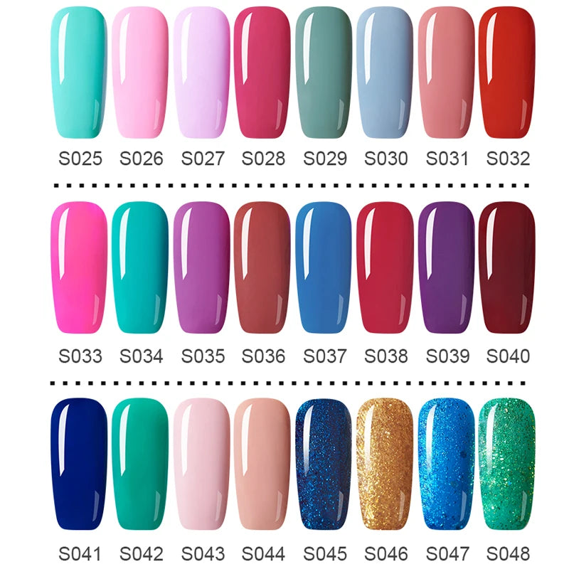 Esmalte de uñas en gel UV, imprimación semipermanente, capa superior híbrida, esmalte de uñas en gel, esmaltes de gel, manicura en gel