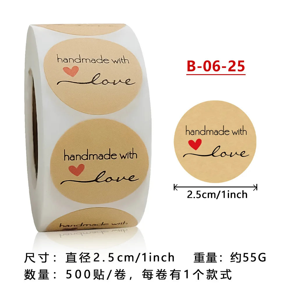 1.5 Inch Happy Easter Rabbit Stickers Sealing Bunny Thank You Sticker Roll for Gift Packging Decor School Stationery Supplies - Lootquake