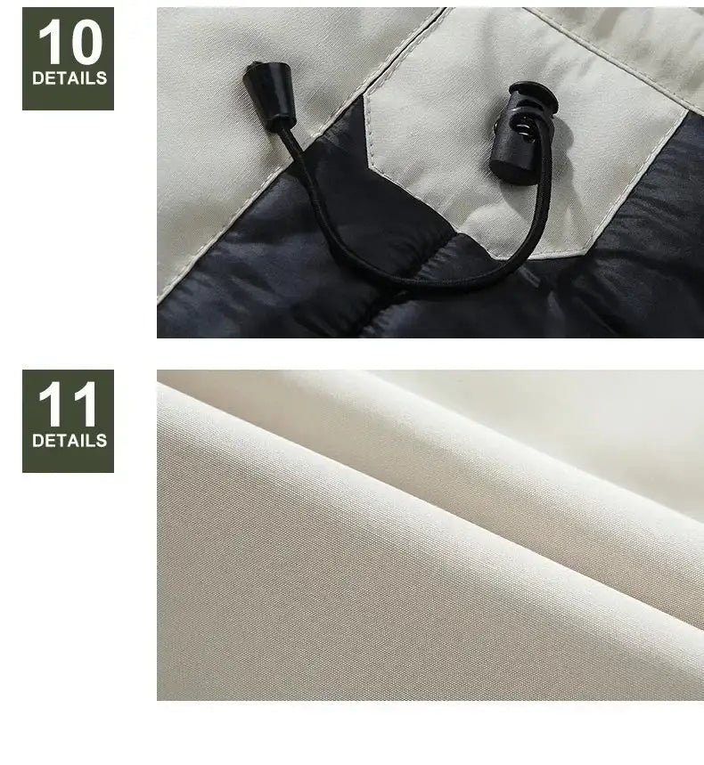 New Men Parkas Coat Windbreaker Big Pockets Wholesale Winter Parkas Men Thicken Coat Fur Hooded Jacket Overcoat Keep Warm Male - Lootquake