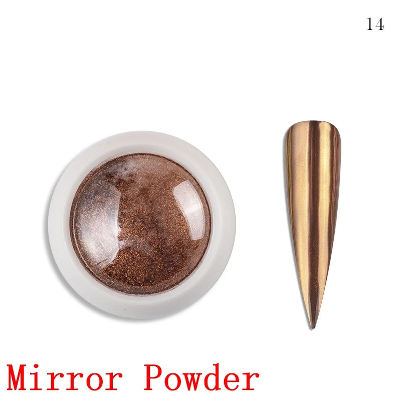 8ml Silver Mirror Metallic Nail Gels Polish UV Soak Off Paint Gel Polish Flower Drawing Gold Superbright Nails Lacquer UV Gel #*