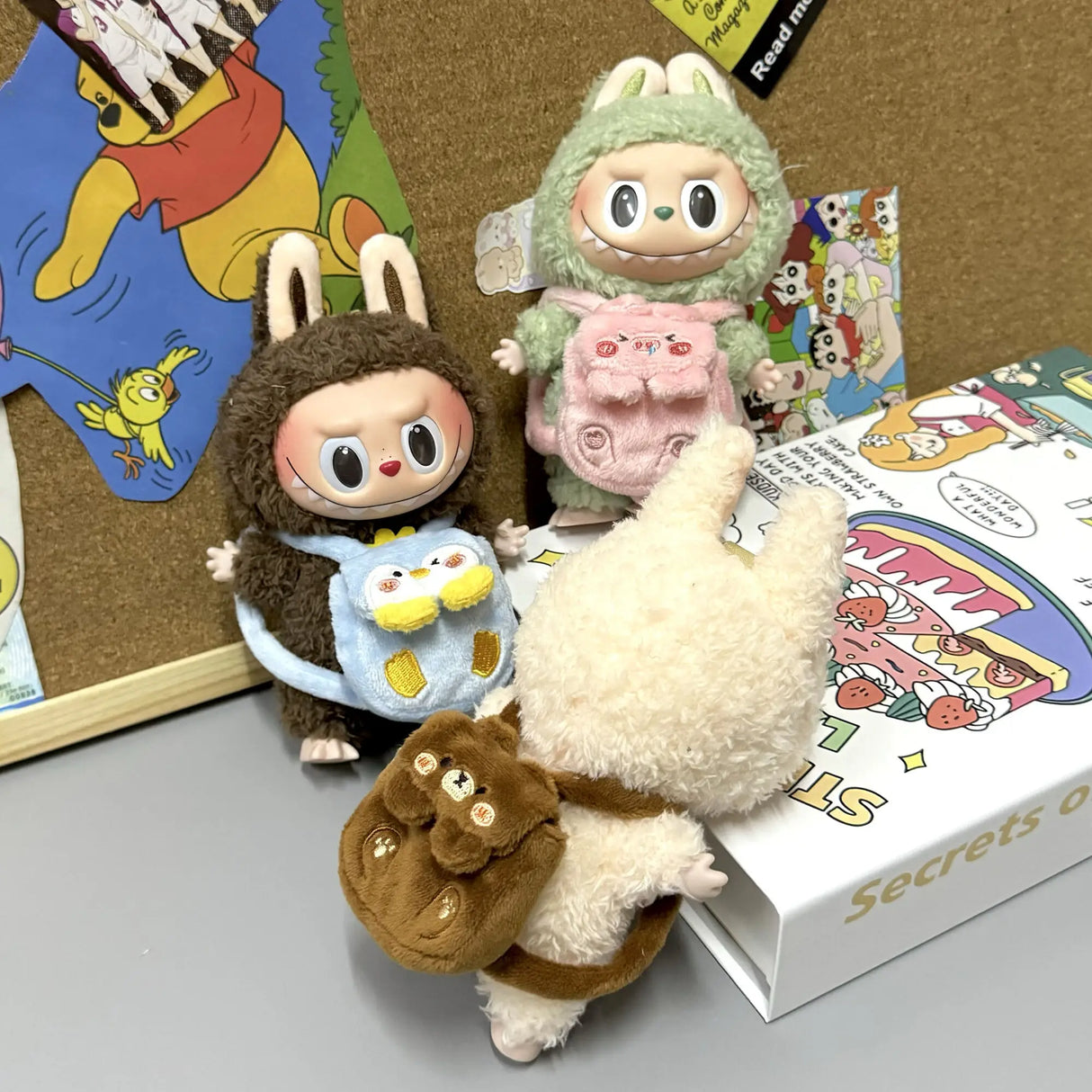 Animal Style 17Cm Labubu Backpack Hand-made Clothes Matching Doll Backpack Multiple Styles Replacement Doll Clothing Accessories - Lootquake