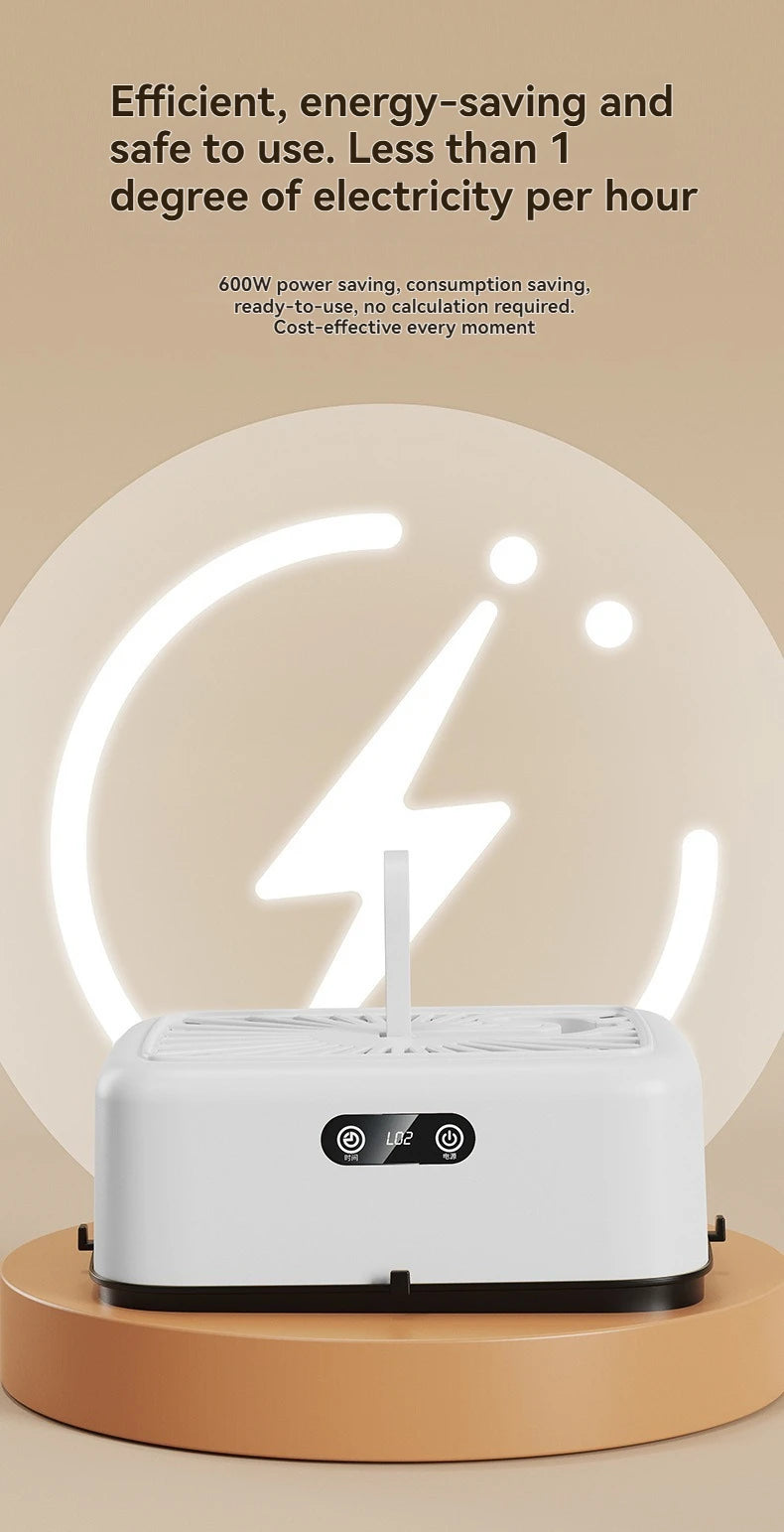 Mini sèche-linge portable pliable et électrique, intelligent, à séchage rapide et minuté, avec sac de séchage, compact et de voyage