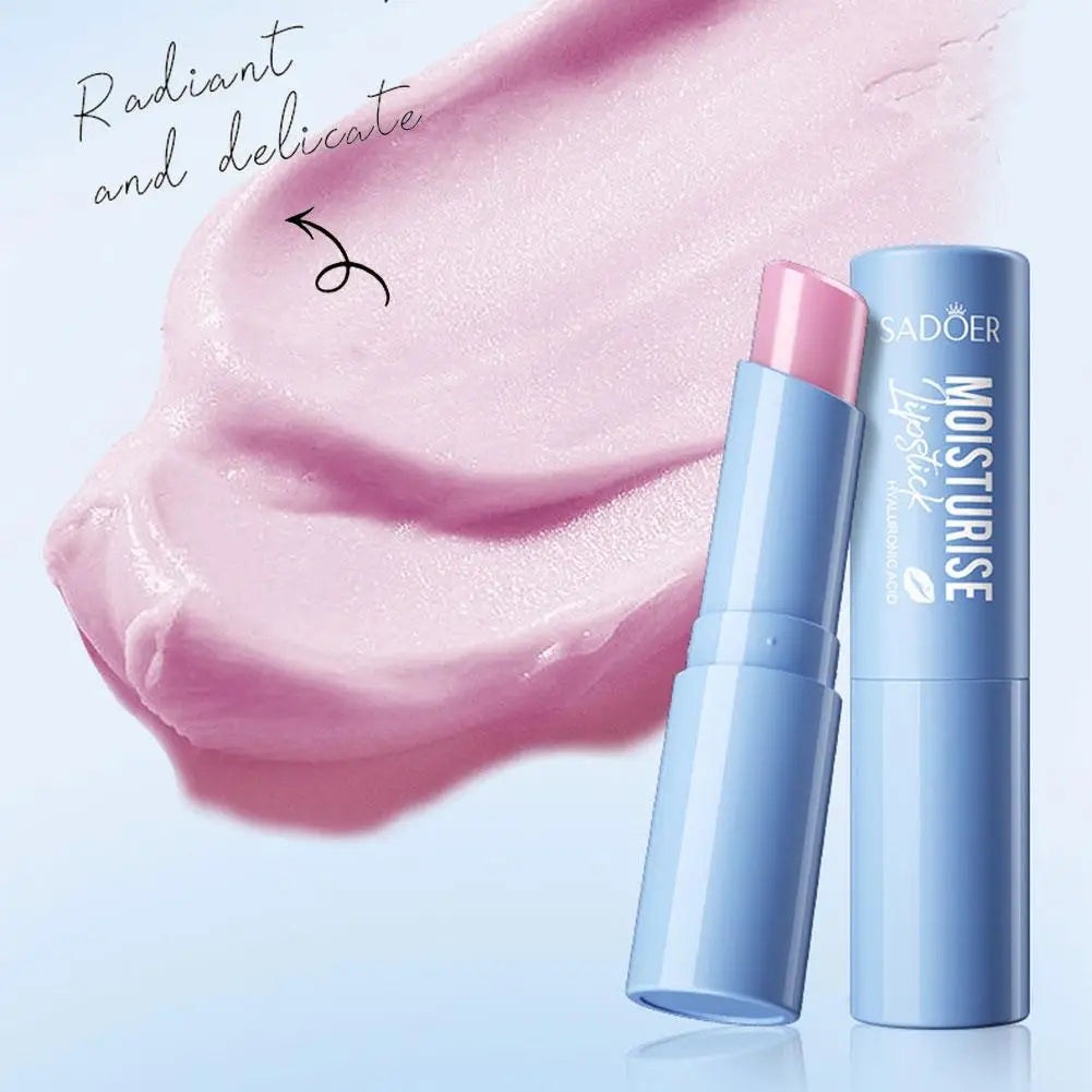 Rouge à lèvres à l'acide hyaluronique Lèvres longue tenue Hydratant Nourrissant Apaisant Sécheresse Éclaircissant Baume à lèvres Beauté Soins de la peau