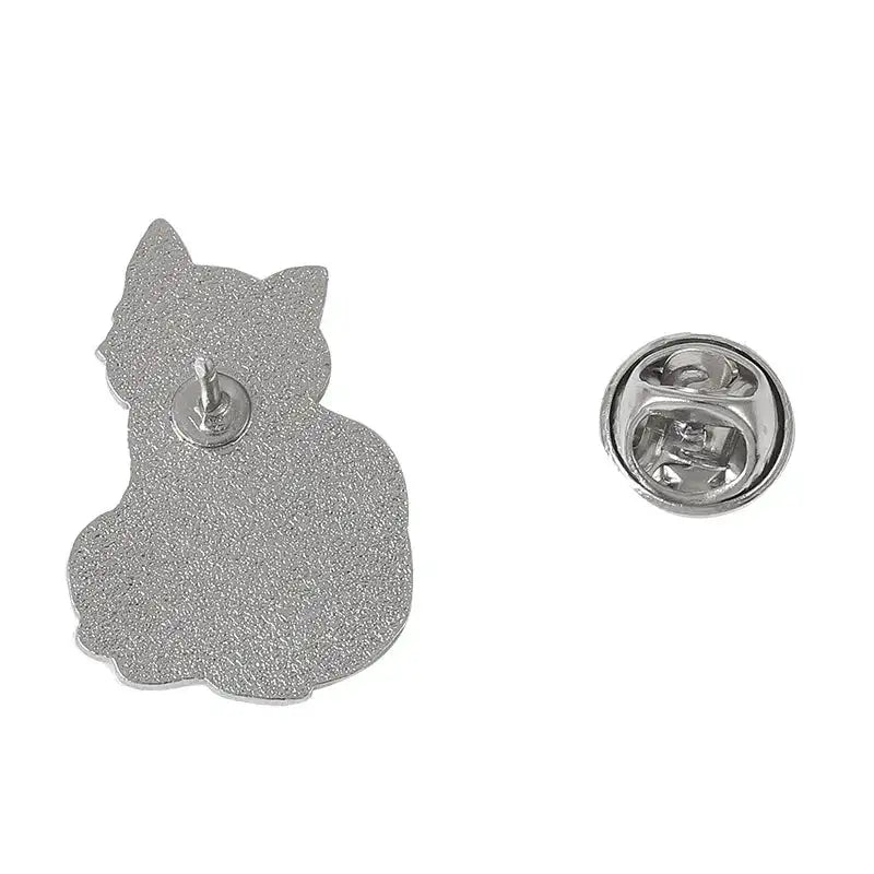 Punk Style Brooch Skull Rose Heart Brooch Halloween Cat Head Compass Wizard Hat Black Cat Alloy Brooches Enamel Badge Lapel Pins - Lootquake