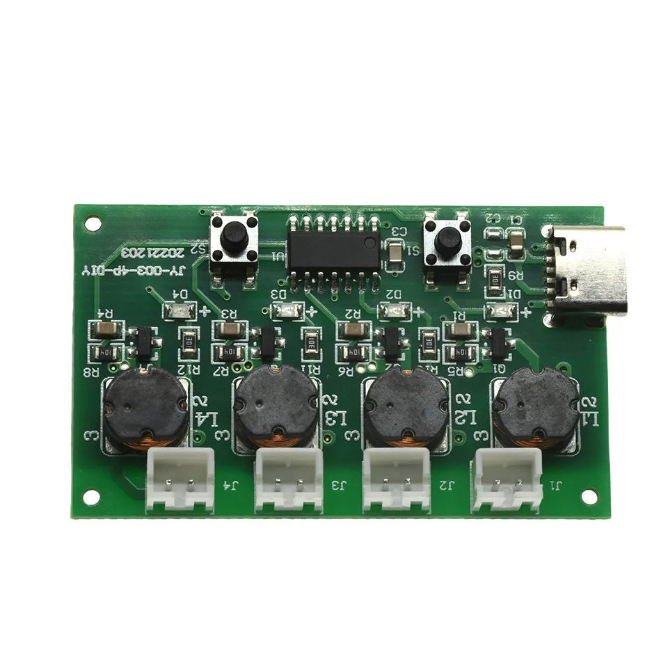 Four Spray Humidifier Module DIY Humidifier Control Board Atomizer Drive Board Four Way Ultrasonic Drive Board
