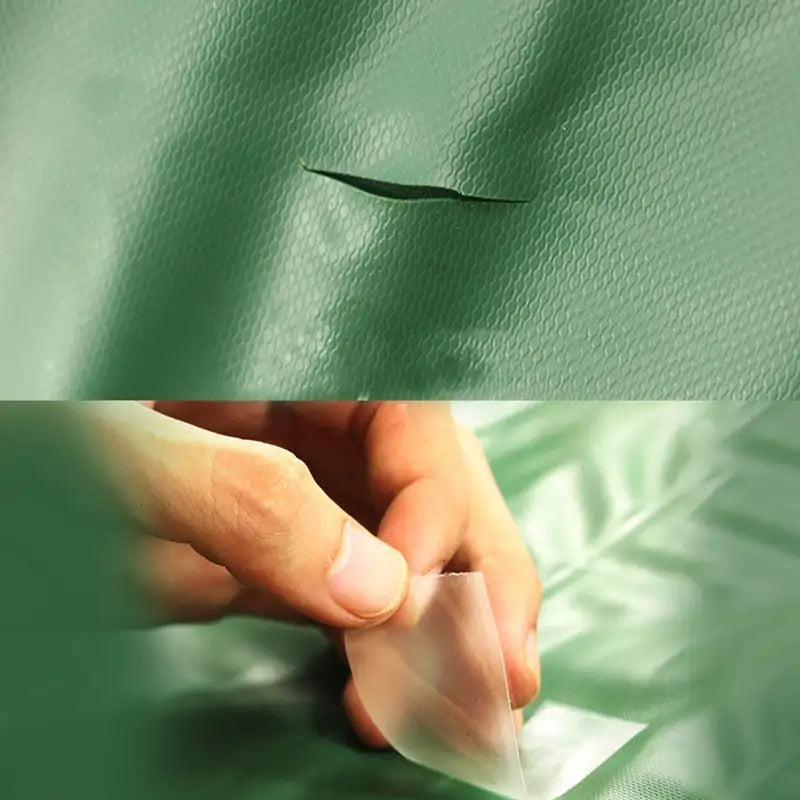 10pcs Transparent Waterproof Self Adhesive Sticker Cloth Patches Camping Awning Tent Water Toys Swimming Ring Repair Tape - Lootquake