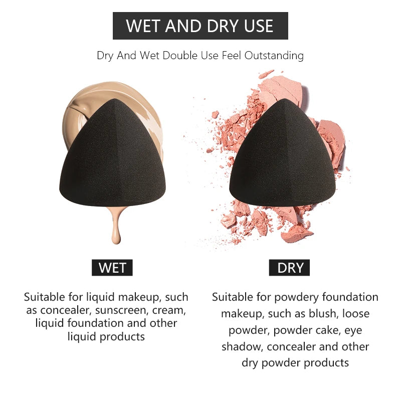 Docolor Makeup Foundation Sponge Face Makeup Cosmetic Puff Powder Beauty Egg Facial Soft Tools Accessories Ball Bevel Cut