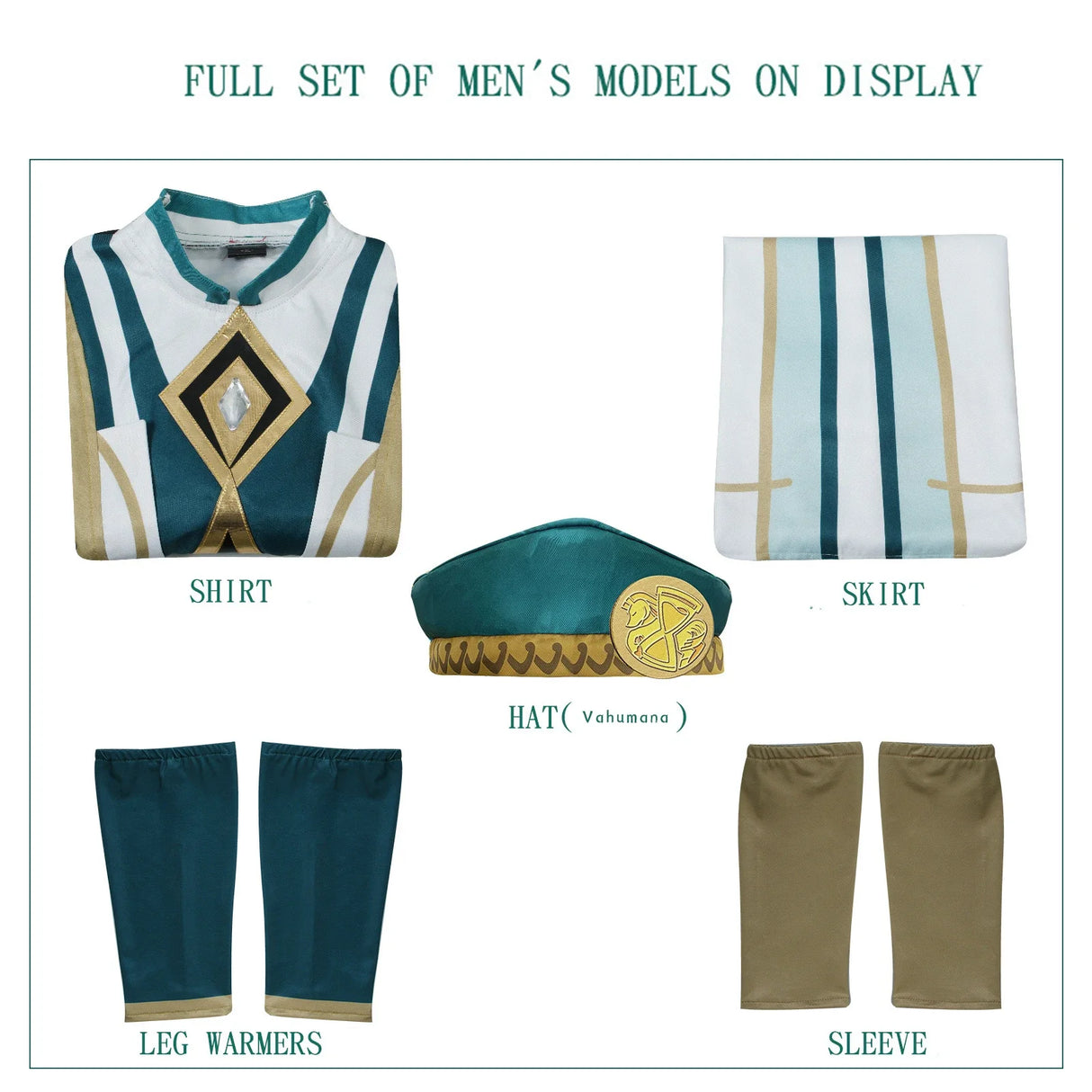 The Akademiya Cosplay CostumeImpact Carnival Uniform Wig Anime Halloween Costumes Men Game